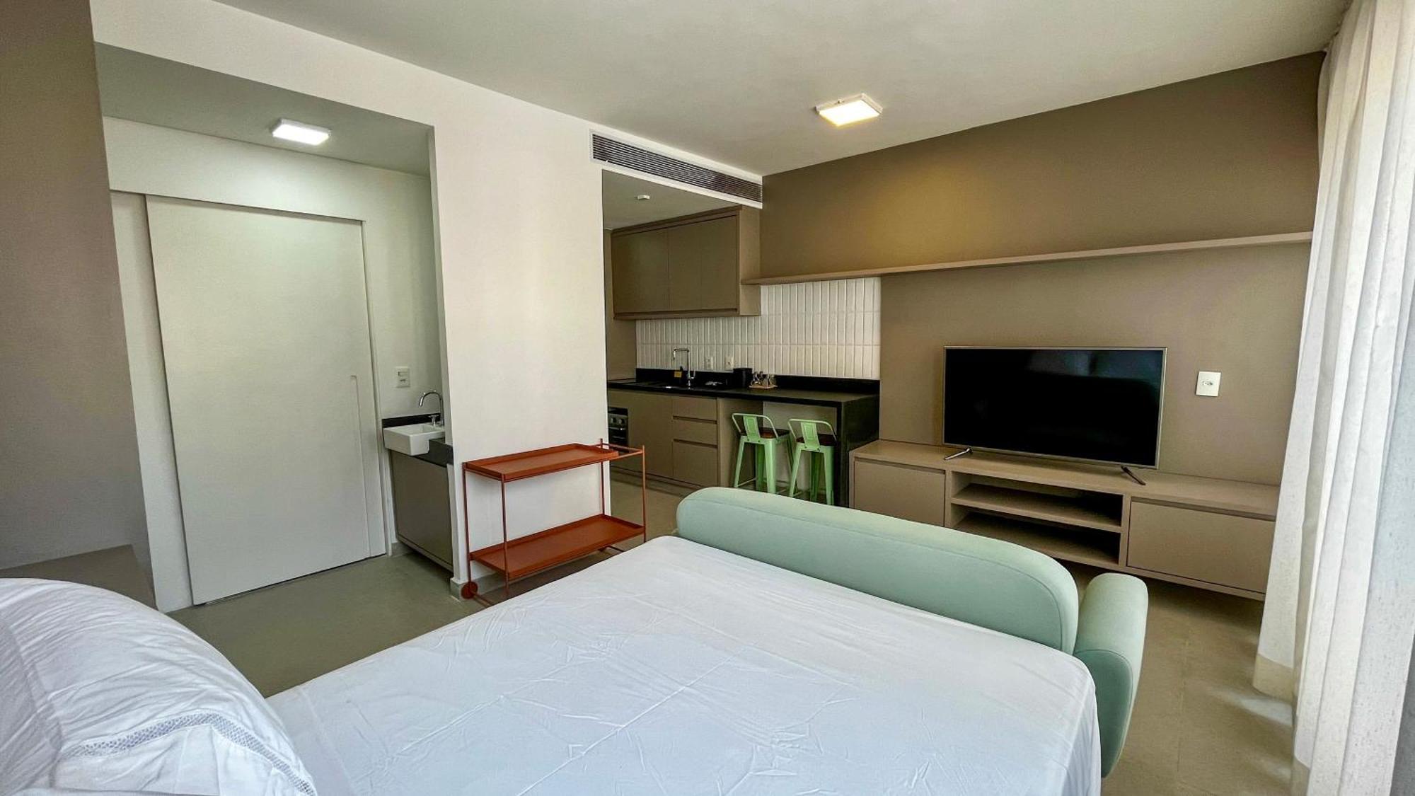 Pop Grafite 712 - Studio Moderno Em Pinheiros Com Piscina E Academia Apartment *