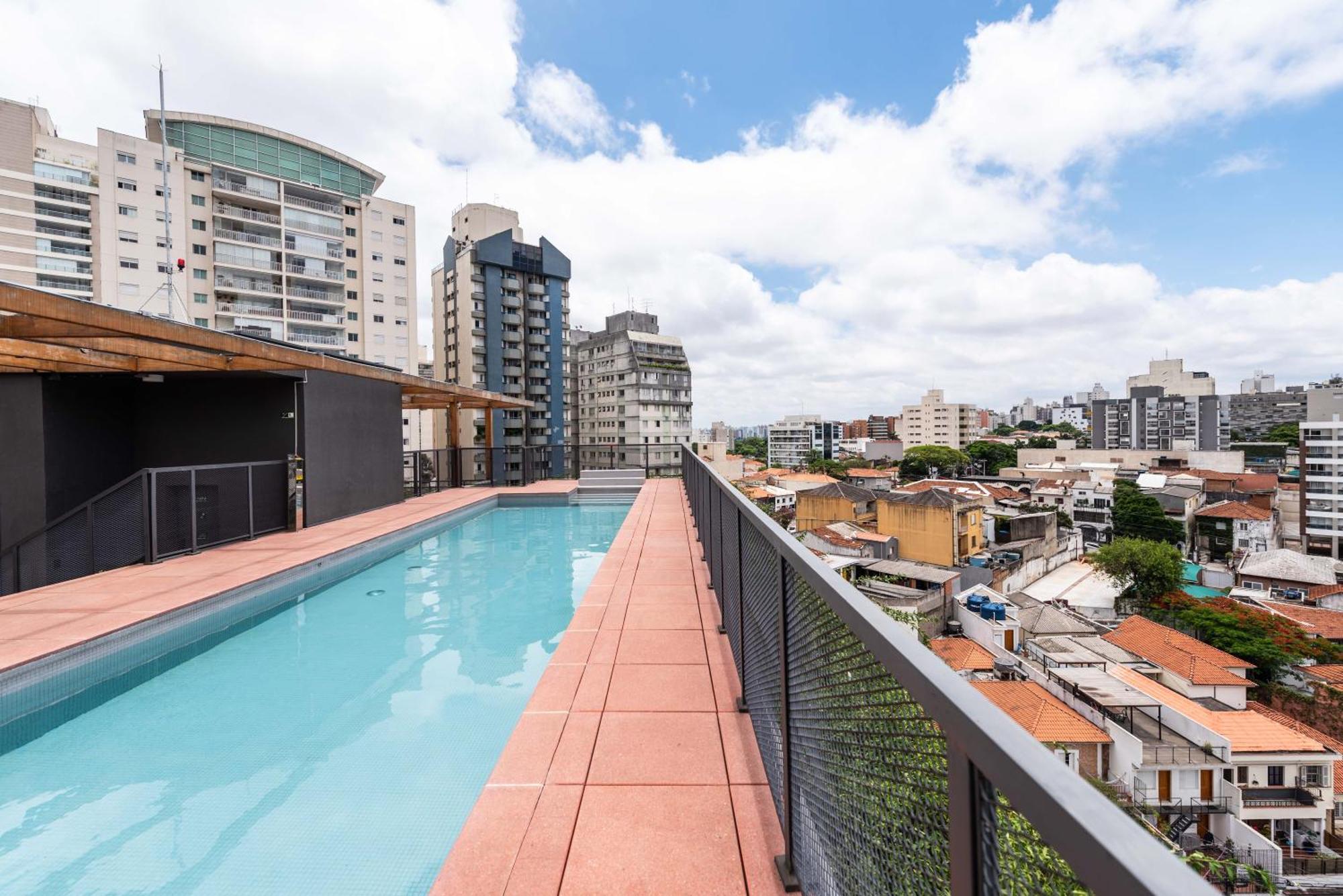 Pop Grafite 712 - Studio Moderno Em Pinheiros Com Piscina E Academia Apartment *