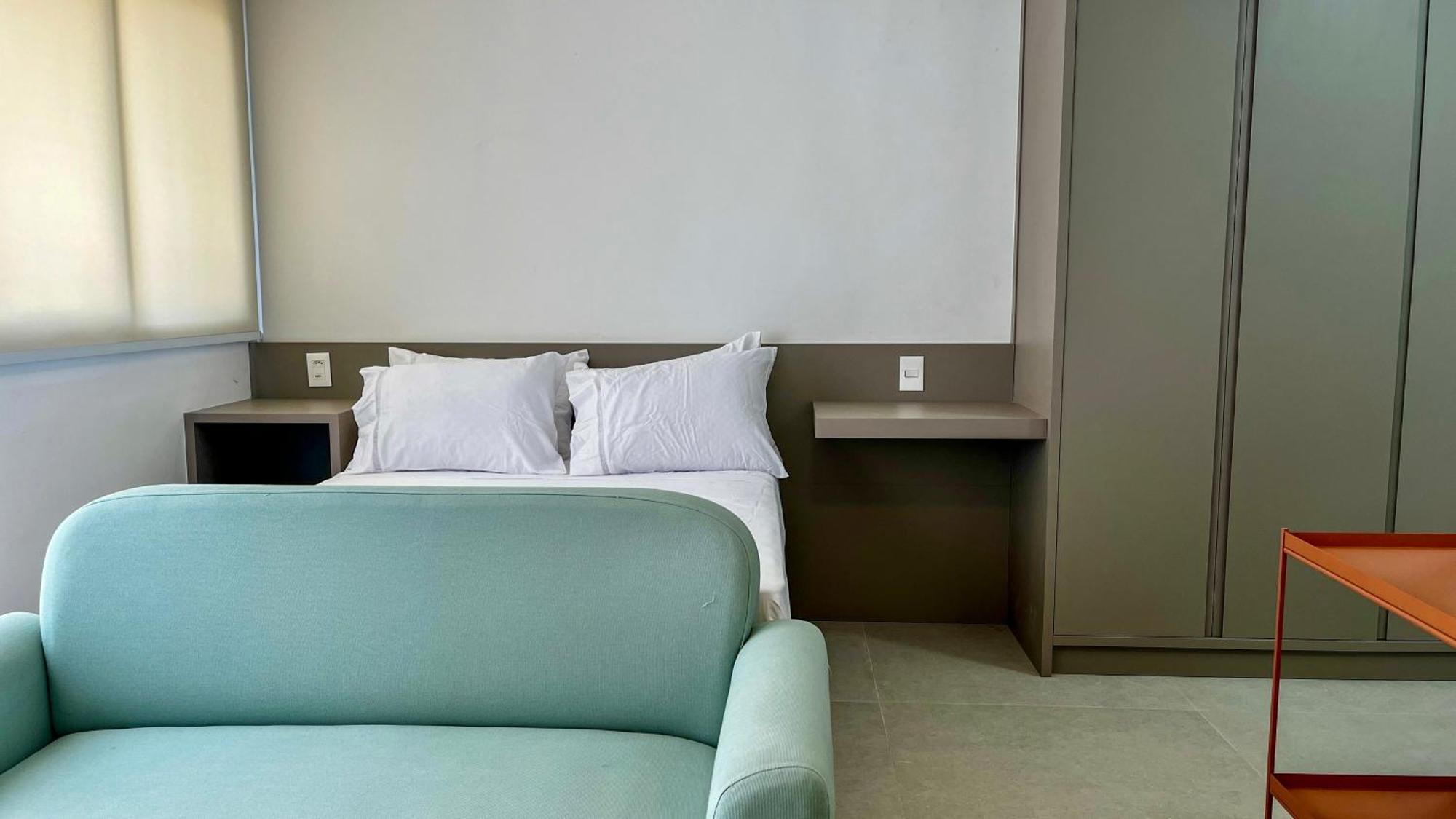 Apartamento Pop Grafite 712 - Studio Moderno Em Pinheiros Com Piscina E Academia *