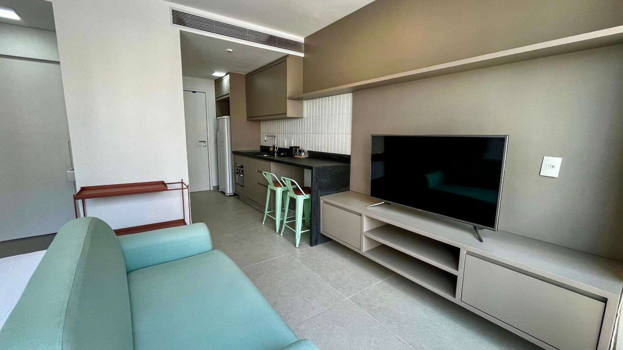 Apartamento Pop Grafite 712 - Studio Moderno Em Pinheiros Com Piscina E Academia *