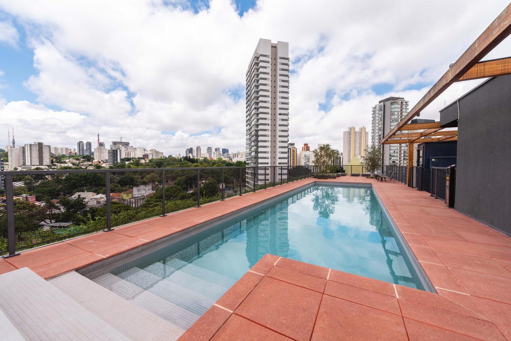 Apartamento Pop Grafite 712 - Studio Moderno Em Pinheiros Com Piscina E Academia