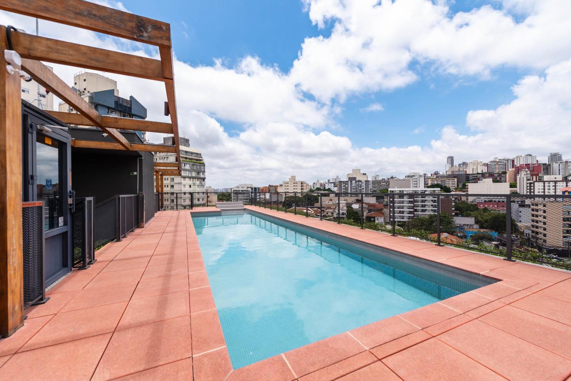 Pop Grafite 712 - Studio Moderno Em Pinheiros Com Piscina E Academia *